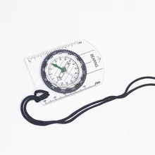 Мини опорный Компас Карта весы линейка Открытый Кемпинг Туризм военный Морской Компас для туризма I300203