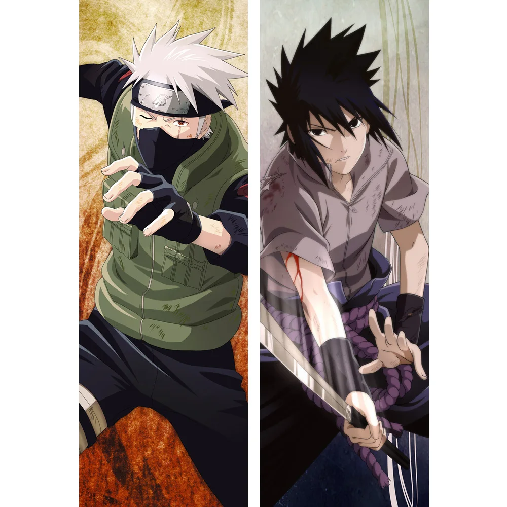 

Anime JK NARUTO Dakimakura Uchiha Sasuke Cosplay Body Pillow Cover Case Hatake Kakashi Japan Cartoon Boy Hug Hugging Pillowcase