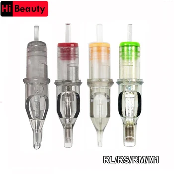 

20pcs/lot Disposable Sterilized Round Liner Tattoo Cartridge Needles For Permanent Lip Eyebrow Makeup Tattoo Rotary Pen Supplies