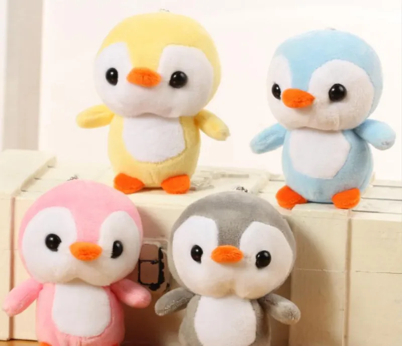 

Little Cute 10cm Approx Small Penguin Little Plush Stuffed Toys Gift Baby Toys 4Colors