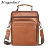 MEIGARDASS Genuine Leather Messenger Bag Men Shoulder Bag Travel Crossbody Bags for men business iPad Handbags Male Totes Purse ► Photo 2/6