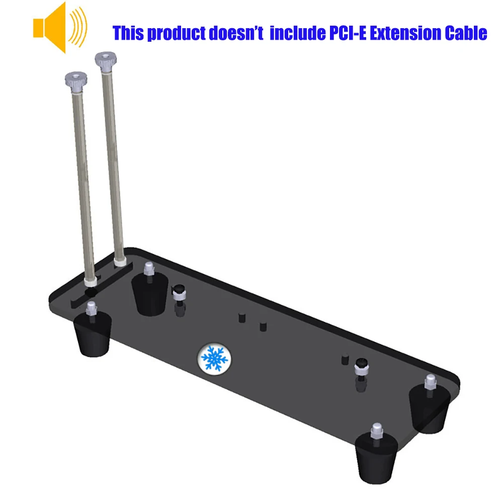 DIY ATX чехол Подставка для видеокарт PCI-E внешняя Встроенная подставка Монтажный