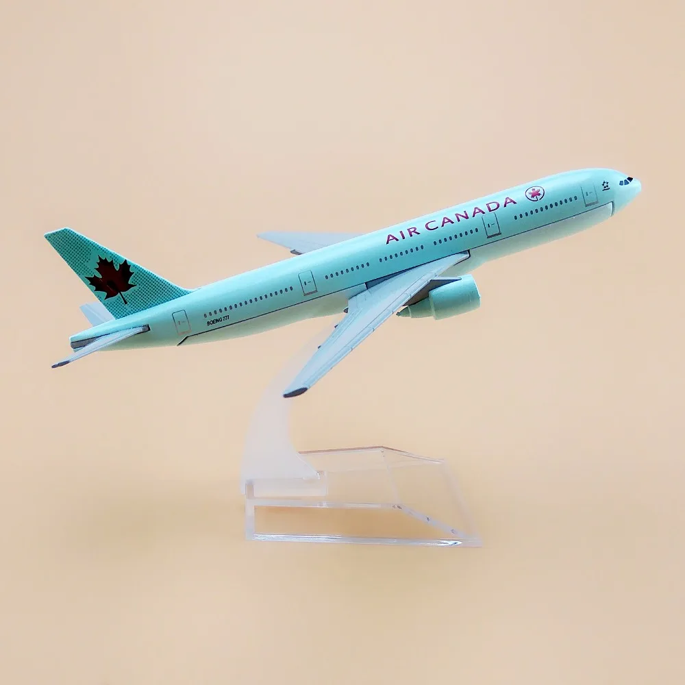 16 см сплав металла AIR Канада Airlines Boeing 777 B777 Airways модель самолета Модель W Стенд
