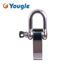 YOUGLE 10 шт./лот u-образная Нержавеющая сталь Пряжка Регулируемая пряжка Скоба для паракордового браслета