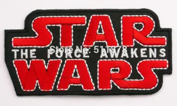 

3.9" STAR WARS FORCE AWAKENS LOGO PATCH Crest TV Movie Film series Black White Halloween Cosplay Costume Embroidered applique