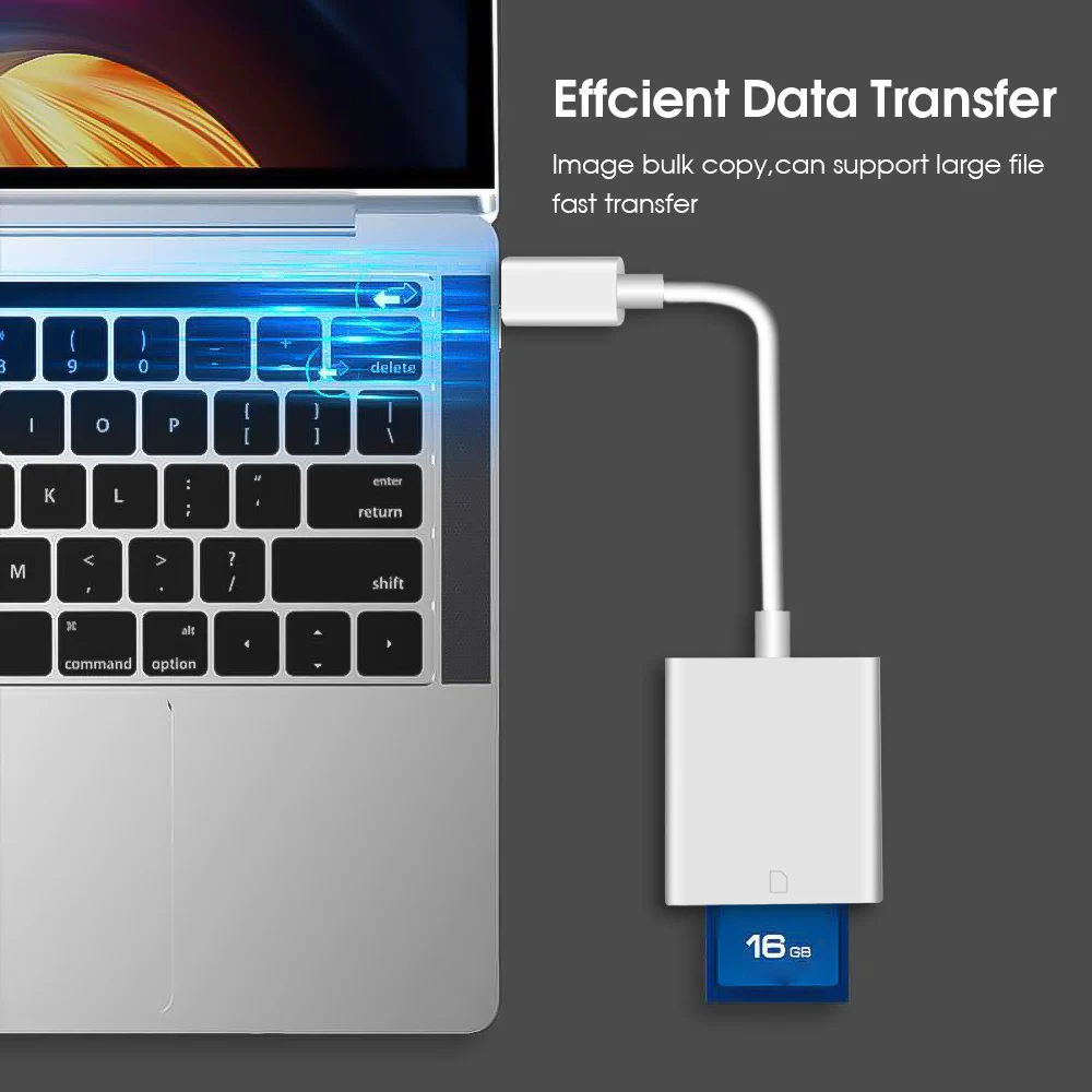 Адаптер для чтения SD карт USB 3,1 кабель type C USB-C для SD устройство чтения карт памяти Кабель-адаптер для Macbook samsung huawei Xiaomi