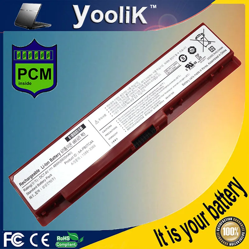 red Аккумулятор для ноутбука N310 NP-N310 NP-NC310 серии AA-PB0TC4B/PB0TC4L/PB0TC4M/PB0TC4R/-PB0TC4T/PL0TC6B для samsung - Цвет: red
