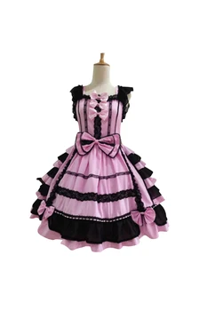 

Girls Sweet Lolita Dress Princess Lace Court Skirts Cosplay Costumes Full Set