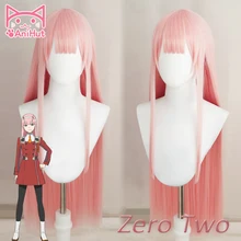 AniHut 02 Zero Two Cosplay Wig Anime DARLING in the FRANXX Cosplay Wig Pink Synthetic Hair 02 DARLING in the FRANXX Hair Women AniHut 02 Zero Two Cosplay Wig Anime DARLING in the FRANXX Cosplay Wig Pink Synthetic Hair 02 DARLING in the FRANXX Hair Women