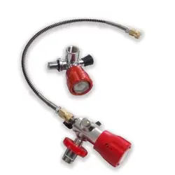 Acecare два клапан для высокого давления большой газовый баллон для небольшой газовый баллон включают шланг с воздушный компрессор sucba