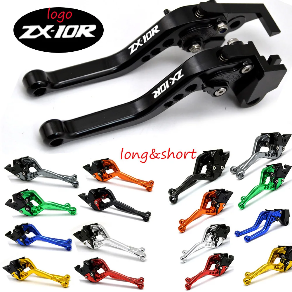 Short&ampLong For Kawasaki ZX10R 2016-2018 ZX 10R Motorcycle Accessories CNC Brake Clutch Levers | Автомобили и мотоциклы