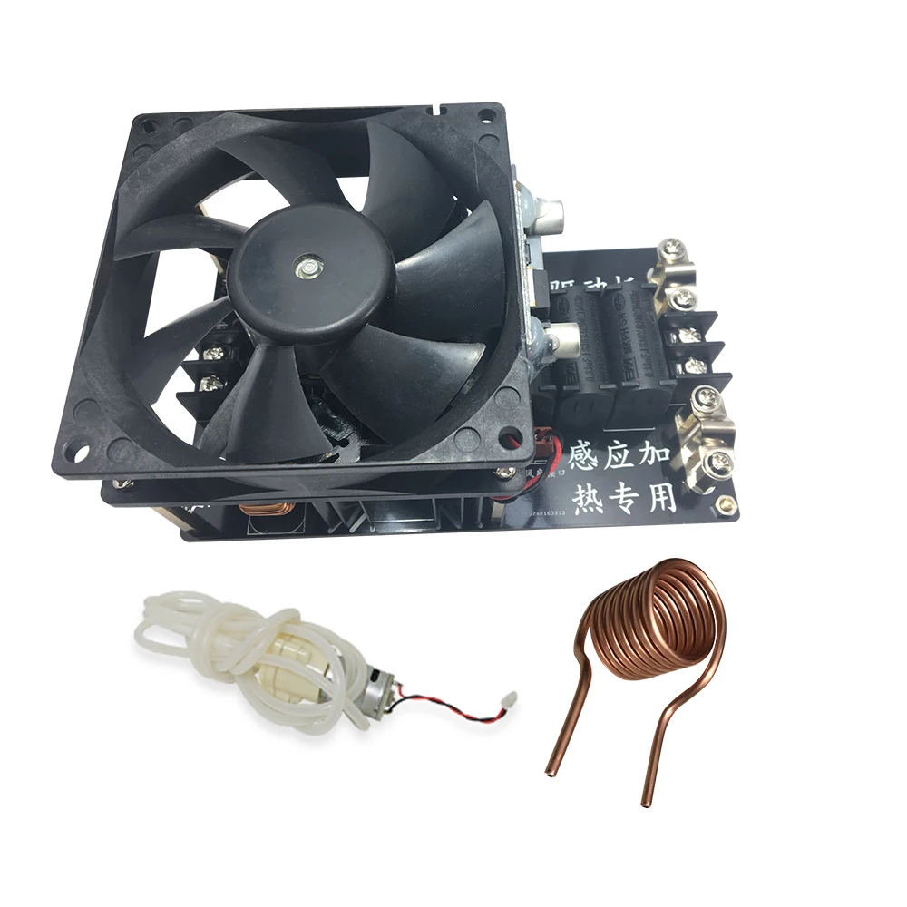 

1000W ZVS Induction Heater Induction Heating PCB Board High frequency Heating Machine Melted Metal + Coil Mayitr+Pump