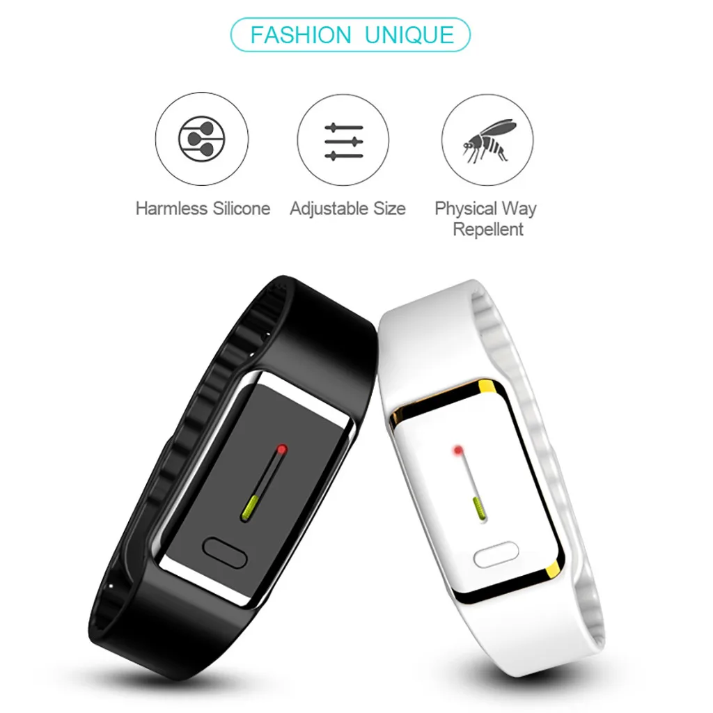 الإلكترونية مكافحة البعوض الآفات الحشرات البق سوار طارد للناموس سوار الساعات الإلكترونية كابل شحن دليل المستخدم