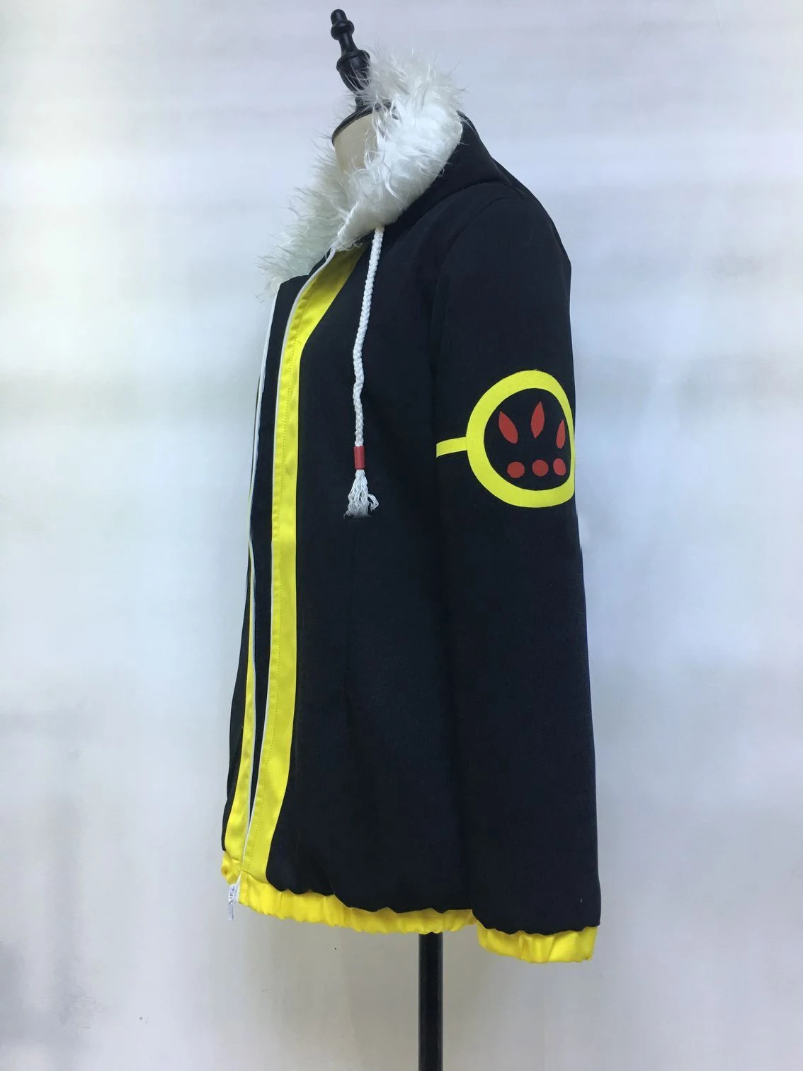 Новое поступление игра Undertale Frisk косплей костюм полный рукав на молнии пальто с капюшоном меховой воротник куртка индивидуальный заказ