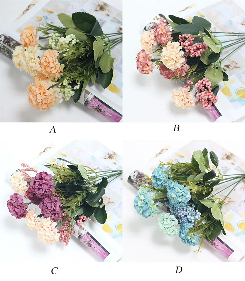 Flone Artificial Plants Silk Daisy Fake Flowers Daisy For Home Decoration Accessories Flower Wall Wedding Garden Decoration (18)