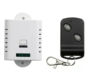 

85V 110V 120V 220V 250V 1CH Wireless Remote Control Switch Transmitter with Two-button Receiver for Appliances Gate Garage Door