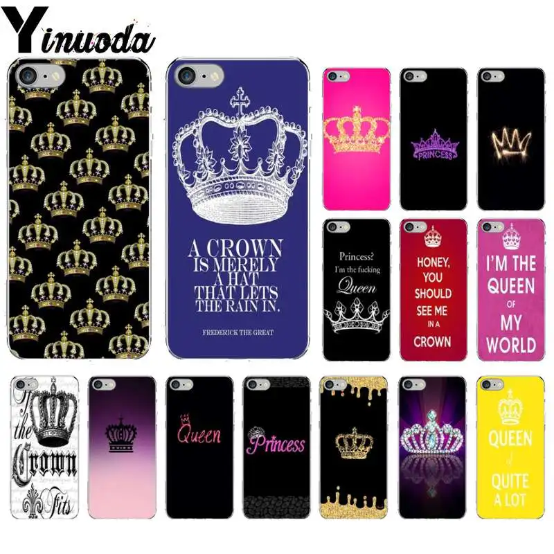 buy Yinuoda PRINCESS Queen boss crown king Custom Photo Soft Phone Case for iPhone X XS MAX 6 6s 7 7plus 8 8Plus 5 5S SE XR