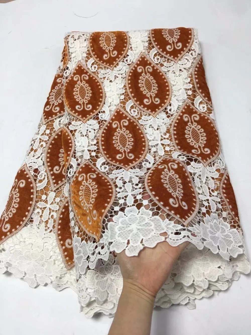 Fashionable new special design, high quality milk silk embroidered