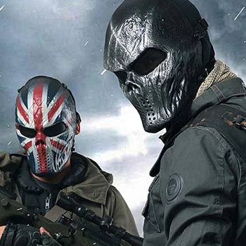 

Camouflage Hunting Accessories Masks Phantom Military Tactical Outdoor Wargame CS Paintball Airsoft Skull Party Mask Full Face