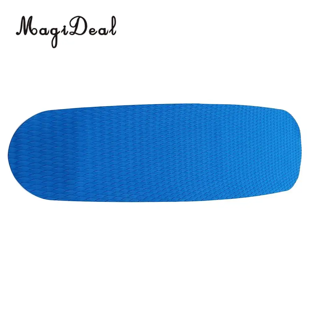 1 Piece Anti-slip EVA Surfing Surfboard Traction Anti-Slip Pad Deck Grip Tail Pad Gray/Blue Water Sports for Skimboard Bodyboard