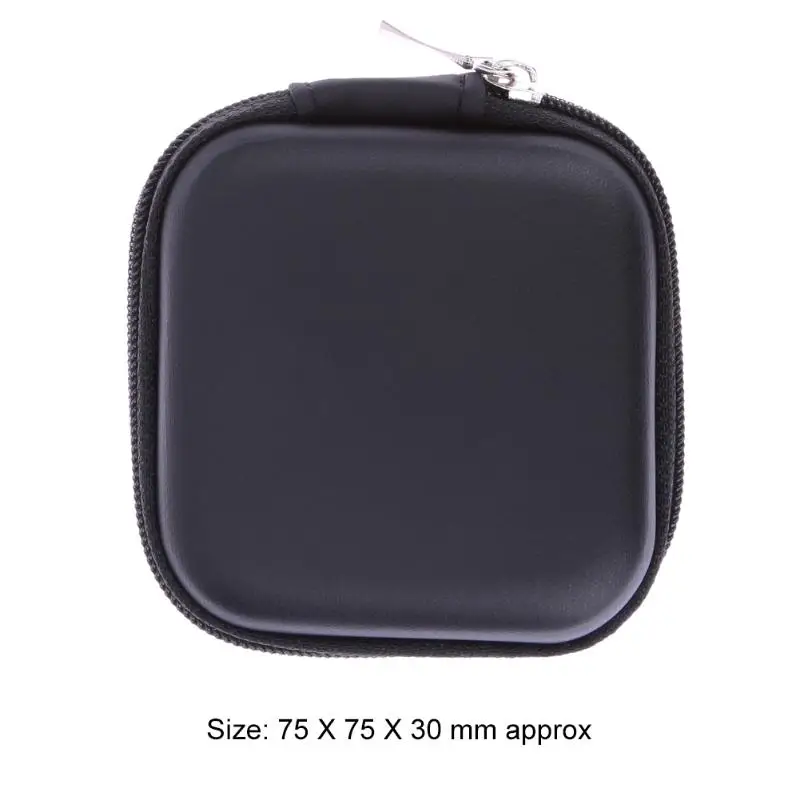 Мини квадратный EVA чехол гарнитура Bluetooth наушники ящик для хранения кабелей CD сумки и чехлы