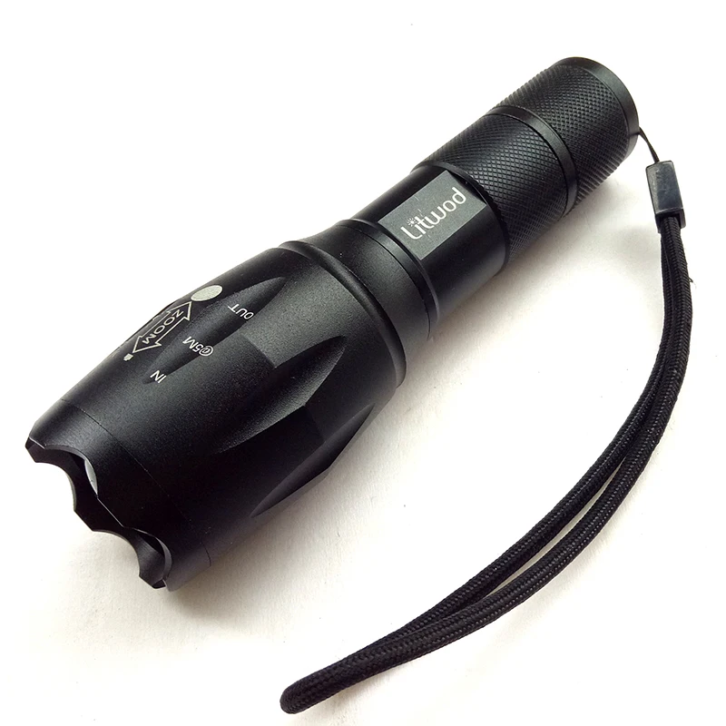 z30 XM-L L2 5000LM Aluminum Waterproof Zoomable CREE LED Flashlight Torch tactical  light for 18650 Rechargeable Battery or AAA