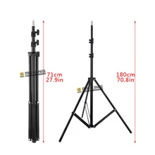 Cheaper Meking 195cm 78in Light Stand W803 tripod for lighting support system photographic holder load 3.2kg