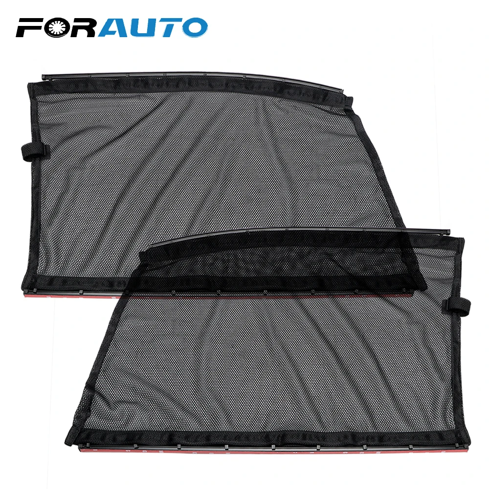 FORAUTO 2Pcs Car Sun Shade Car Curtains Auto Styling For Front Side Window Interior Accessories