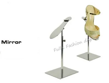 

5pcs High quality Stainless steel Shoes Store showing stand shoe Bracket shoe tree showcase shoe display stand holder rack S-15