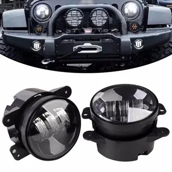

2x 30W 4 inch Crees Led Fog Light for Jeep Wrangler JK Bumper Tractor 4'' INCH Led Fog Light White For Jeep JK Dodge Offroad