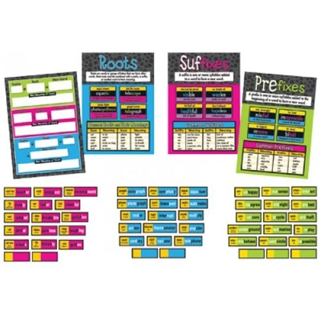 Carson Dellosa CD-110289 Ccss Affixes & Root Words Board Set