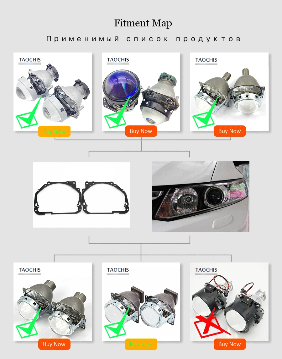 adapter framework hella 3 5 koito q5 bi xenon projector lens retrofit head light honda civic (11)
