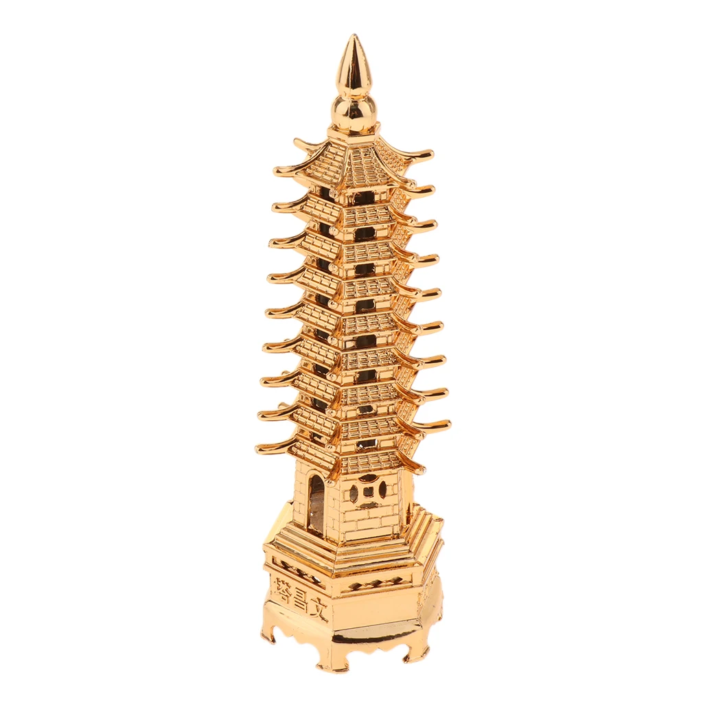 Aquarium Ornament - ORIENTAL TOWER - fish tank decoration pagoda figurines Gift for Students Scholar Attaching