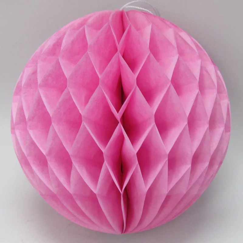10 шт. розовая бумага сотовый шар фонарь свадебное украшение