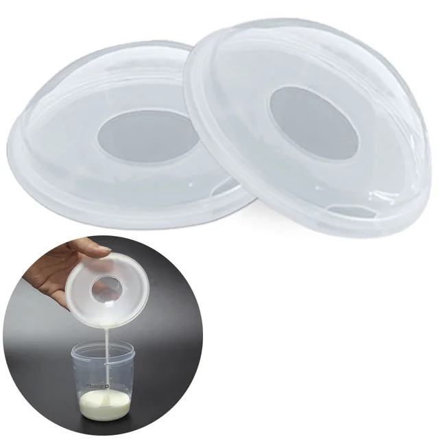 Hot Selling 2 PCS Breast Milk Collection Shell Portable Breast Saver for Travel Daily Working Moms