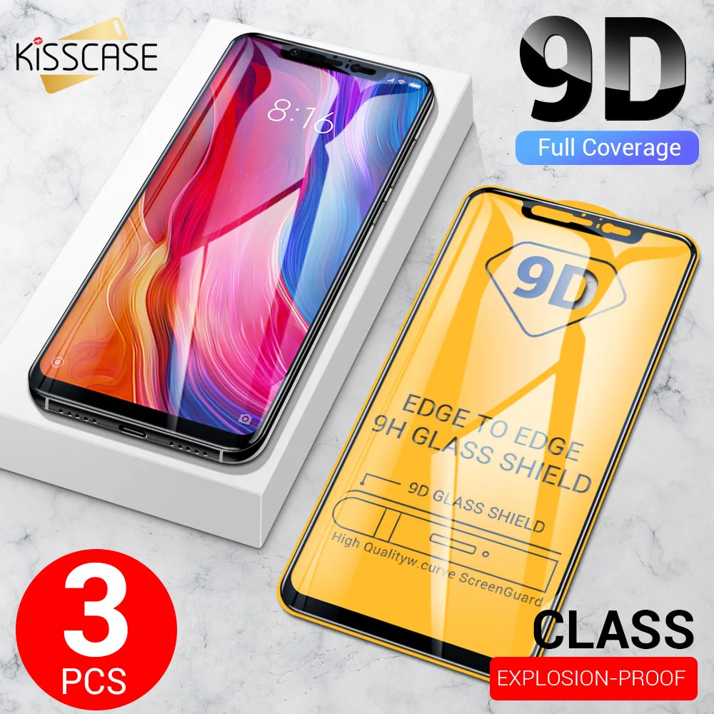 

KISSCASE 3 PCS Tempered Glass For Xiaomi Redmi Note 7 Pro 7 6 Pro 6 5 4X Screen Protector For Xiaomi Redmi 7 5 Plus 5 4X Fundas