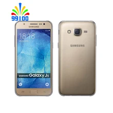 Восстановленный разблокированный сотовый телефон Samsung Galaxy J5 J500F с двумя Sim-картами, 5,0 дюйма, J5(2015), четырехъядерный, 1,5 Гб ОЗУ, 8 ГБ/16 Гб ПЗУ