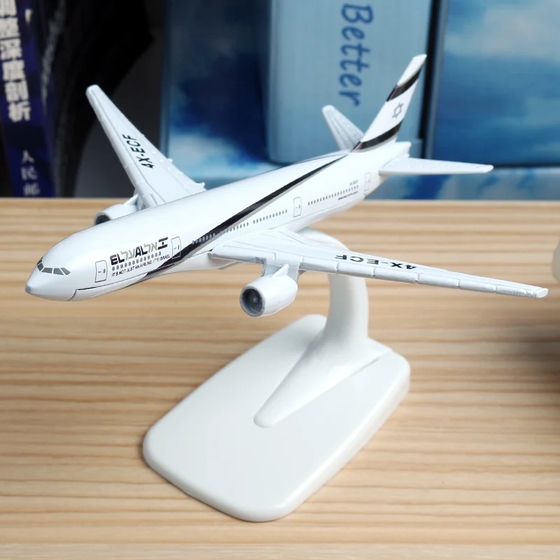 16 см модель самолета El Al Израиль авиакомпании Боинг 777 самолет из Бангкока финш A320