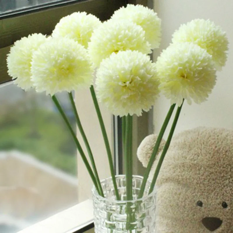 

6 Color Cute Beautifull Flower Balls Silk Artificial Flower Little Hydrangea Cloth Fake Flower Home Hotel Wedding Decoration