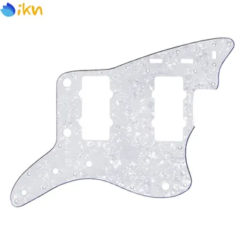 

New 4Ply White Pearl Guitar Pickguard Scratch Plate with Screws for Jazzmaster Electric Guitar Parts