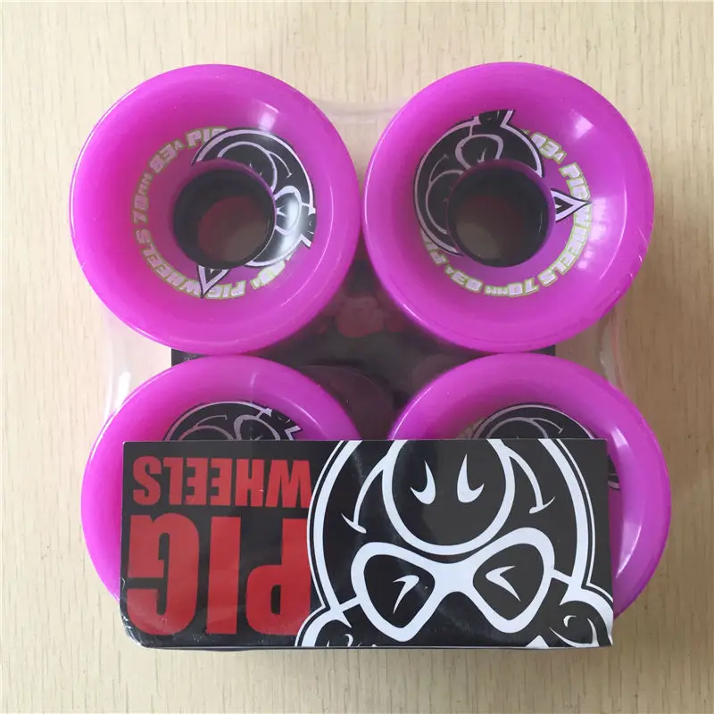 70mm PIG AND ELEMENT LONGBOARD WHEELS  (2)