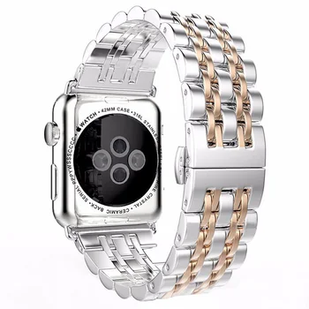 

Stainless Steel band For Apple Watch 4 Band 42mm Bracelet for iwatch series 1/2/3 42mm strap for iwatch series 4 40mm 44mm