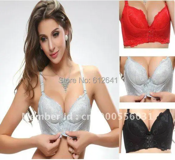 Free P&P!!Sexy A B Cup Magic Enhancer Push Up Bra Gel Padded/Massage