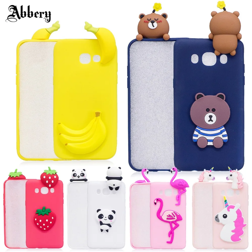 

Abbery 3D Cute Cartoon Panda Phone Case For Samsung Galaxy S8 S9 Plus S6 S7 Edge A6 A8 2018 A5 J3 J5 2017 Note 8 Case Cover Capa