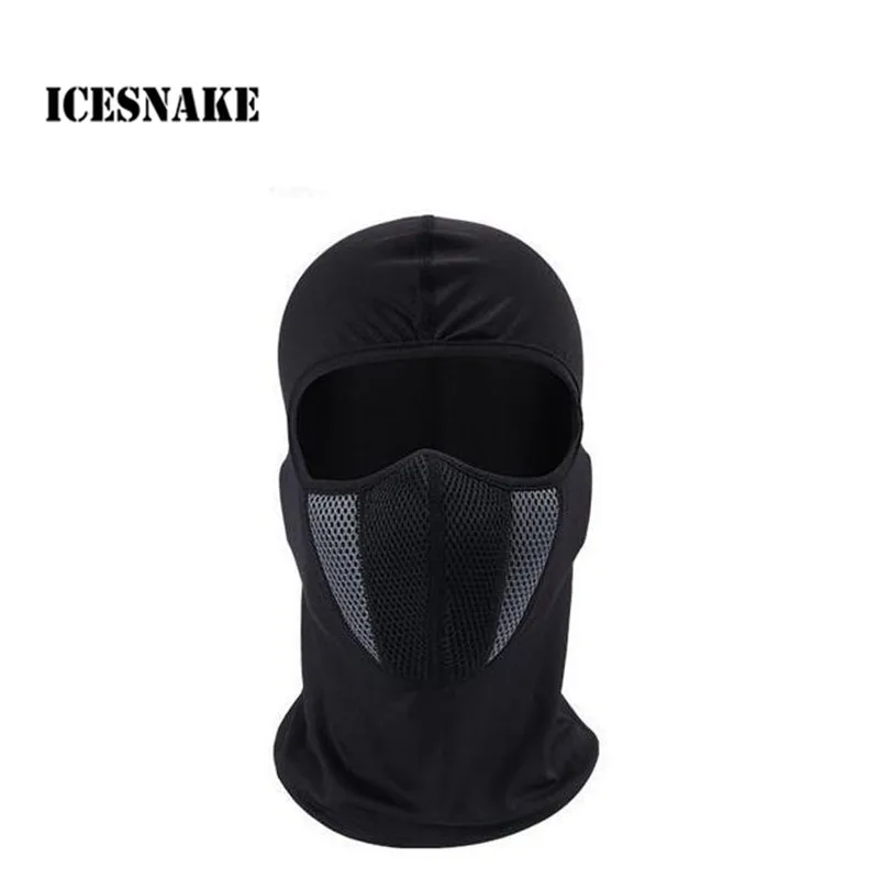 ICESNAKE Балаклава для езды, катания на лыжах, ветрозащитная Крышка для головы, мотоциклетная зимняя шапка, велосипедная Защитная Полнолицевая маска, наушники