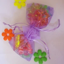 10x15 см 1000 шт./лот Рождество органза сумки светло-фиолетовый drawstring сумка для еды/Ювелирные изделия/конфеты мешок подарков небольшие упаковки bag