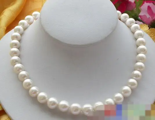 

song voge gem nanJ0629 ROUND WHITE FRESHWATER PEARL NECKLACE