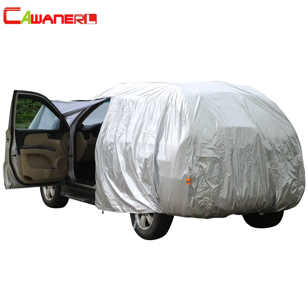 Cawanerl Full Car Cover Indoor Outdoor Sun UV Anti Snow Rain Frost Dust