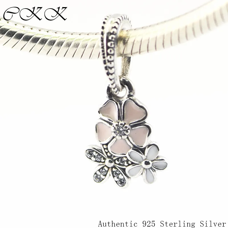 

Authentic 925 Sterling Silver Poetic Blooms Pendants Fit Necklaces DIY Fine Jewelry YL350
