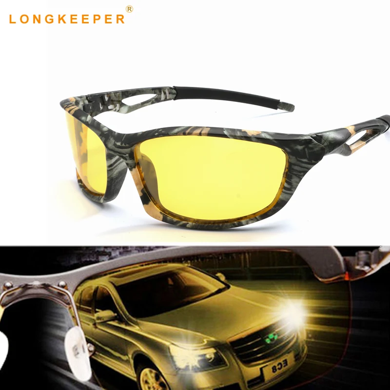 Men Retro Polarized Sunglasses Men Women Night Vision